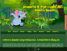 Tablet Screenshot of jpopedsdentistry.com